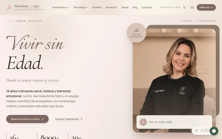 Harmony by Agas — Clínica de medicina estética y bienestar en Madrid